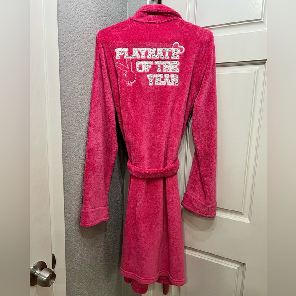 Torrid RARE vintage Playboy plush pink bathrobe